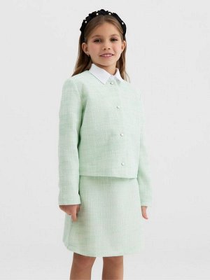 Жакет для девочки, MINAKU :Party Dress, цвет зеленый.