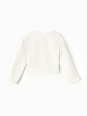 Жакет для девочки, MINAKU :Party Dress, цвет белый.