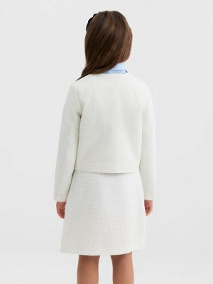 Жакет для девочки, MINAKU :Party Dress, цвет белый.