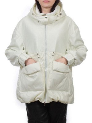 H24-210 MILK Куртка демисезонная женская (100 гр. холлофайбер)