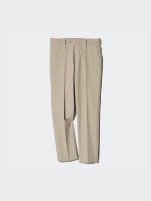 UNIQLO - легкие классические брюки до щиколотки - 37 BROWN