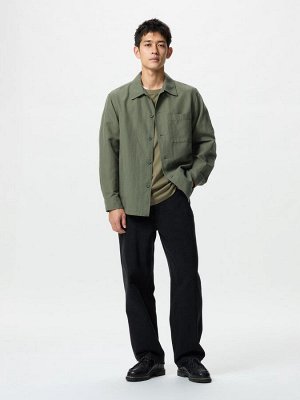 UNIQLO - унисекс рубашка с внешним карманом