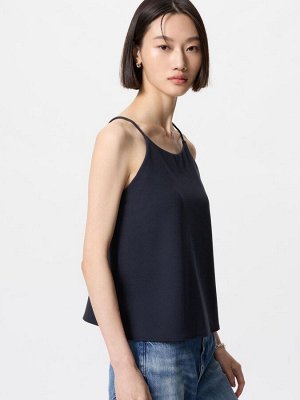 UNIQLO - майка с чашечками на бретельках - 69 NAVY