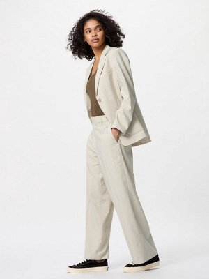 UNIQLO - классические широкие брюки свободного кроя - 31 BEIGE