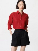 UNIQLO - льняная рубашка премиум-класса - 15 RED