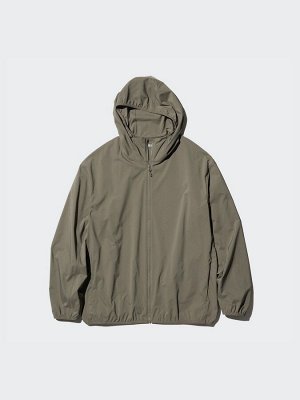 UNIQLO - ультратонкая куртка с защитой от UV-лучей NANODESIGN - 55 GREEN