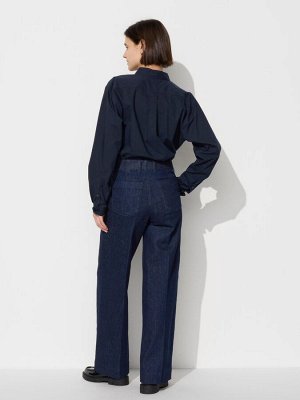 UNIQLO - широкие джинсы на эластичной талии, увеличенная длина