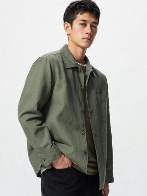 UNIQLO - унисекс рубашка с внешним карманом