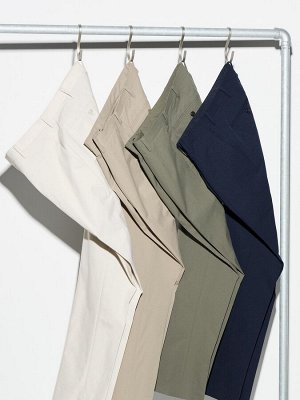 UNIQLO - легкие классические брюки до щиколотки - 30 NATURAL