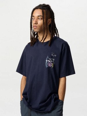 UNIQLO UT - хлопковая футболка с принтом Микки - 69 NAVY