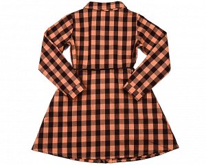 Платье с карманами (98-122см) UD 4060(1)оранж кл
