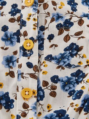 Платье (98-122см) UD 6365(1)гол.цветы