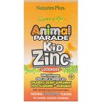 Nature&#039;s Plus, Source of Life, Animal Parade, пастилки Kid Zinc, вкус натурального мандарина, 90 животных