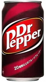 Напиток газированный DR. PEPPER ЯПОНИЯ, ж/б 350мл,