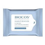 BioCos Влажные салфетки для снятия макияжа для всех типов кожи,15шт