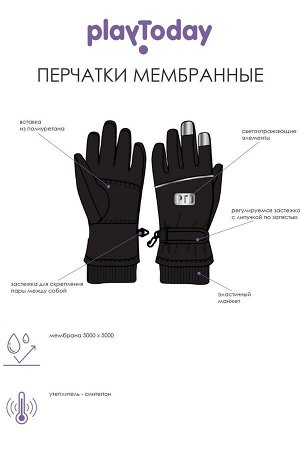 Перчатки текстильные для мальчиков