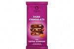 «O&#039;Zera», шоколад горький с цельным миндалем Dark &amp; Extra Almond, 90 г
