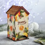 Чайный домик &quot;Зимних чудес&quot; 19,3х15х6х8,6 см