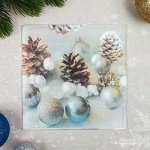 Салфетки бумажные «Новогодние игрушки», 33х33 см, набор 20 шт.