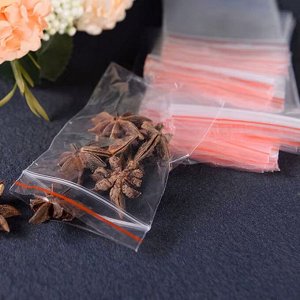 Плотные зип-пакеты для хранения, 100 шт (7*5см)