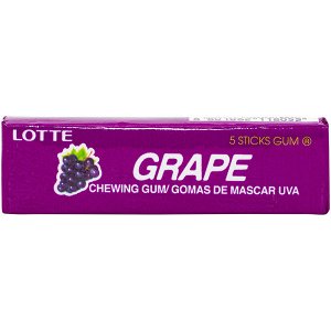 Резинка жевательная Lotte Gum Grape 12,5г 1 шт