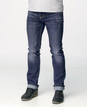 Джинсы Классические пятикарманные джинсы прямого кроя с застежкой на молнию и пуговицу. 
Состав: 85% - хлопок, 12%-полиэстер, 3% - эластан.
Страна производства: КНР.
Сезон: Демисезонные.