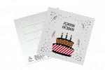 Мини открытка- Хэппи Пездей