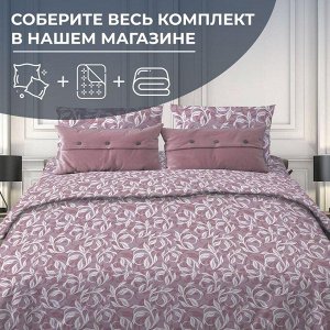 Пододеяльник 1,5-спальный, бязь "Комфорт" (220) (Вьюнок, розовый)