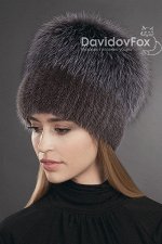 Норковая шапка на трикотажной основе