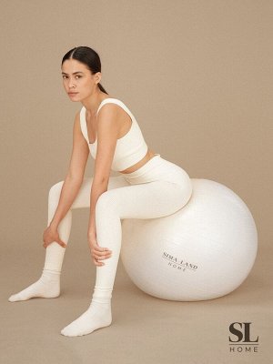 Фитбол Sima-Land Home, d=75 см, 1000 г, антивзрыв, цвет белый