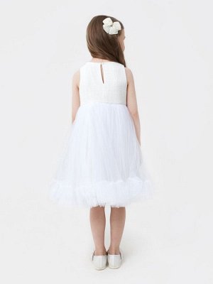 Платье нарядное детское MINAKU: PartyDress цвет белый.