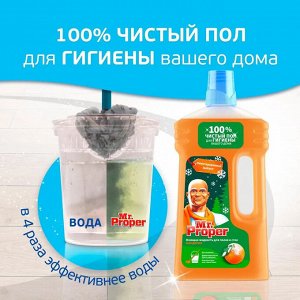 MR PROPER Моющая жидкость для полов и стен Мандарин 1л