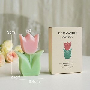 Свеча ароматическая "ТЮЛЬПАН" в коробке, 70 гр.