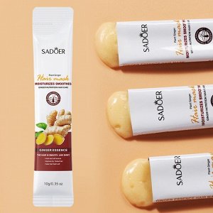 Маска для волос с экстрактом Имбиря и Куркумы Sadoer, 10 мл.
