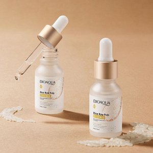 Сыворотка для лица с экстрактом риса и гиалуроновой кислотой Bioaqua, 15 мл.