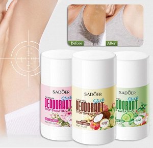 Косметика  Китай Твердый дезодорант-стик Sadoer, 30 гр.