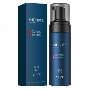 Мужская пенка-мусс для умывания с дозатором VEZE, 150 гр.