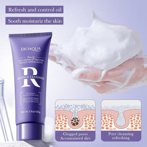 Пенка для умывания с ретинолом и гиалуроновой кислотой Bioaqua, 100 гр.