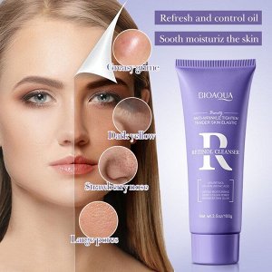 Пенка для умывания с ретинолом и гиалуроновой кислотой Bioaqua, 100 гр.