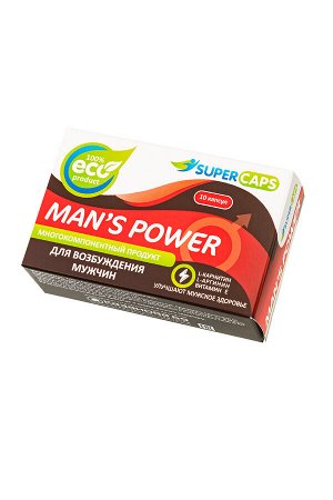 Капсулы Man's Power, возбуждающее средство, 10 шт.