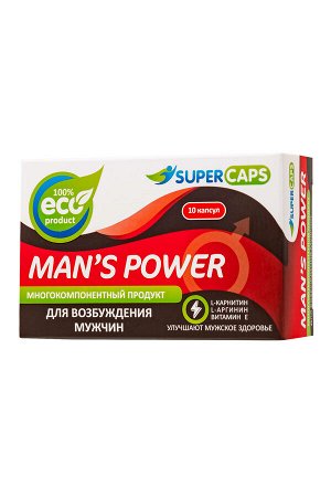 Капсулы Man's Power, возбуждающее средство, 10 шт.