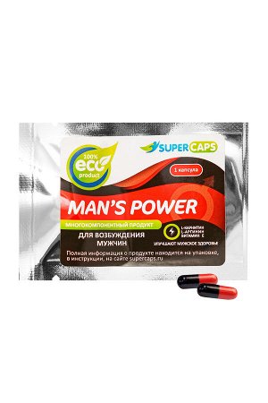 Капсулы Man's Power, возбуждающее средство, 10 шт.