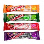 Конфета-драже жевательная Linhui BoomJam Gummy 4вкуса (апельс, виногр, ябл, клубн), 15г*10шт