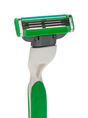 Станок Gillette Mach3 + 8 сменные кассеты цвет зеленый