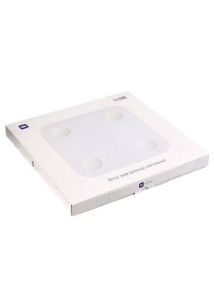 УЦЕНКА Весы напольные Windigo LVE-030, диагностические, до 180 кг, от 3хAAA, стеклянные, белые