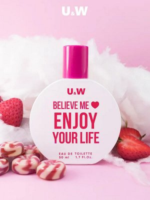 Туалетная вода женская BELIEVE ME Enjoy your life 50мл