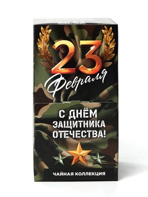 Чай подарочный «С днём защитника отечества», 20 пакетиков
