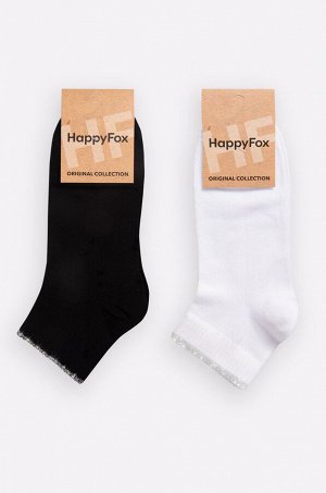 Набор женских носков с люрексом 2 пары Happyfox