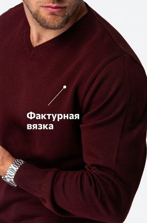 Мужской джемпер с V-вырезом Happyfox