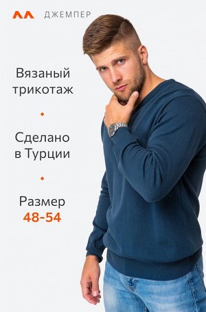 Мужской джемпер с V-вырезом Happyfox